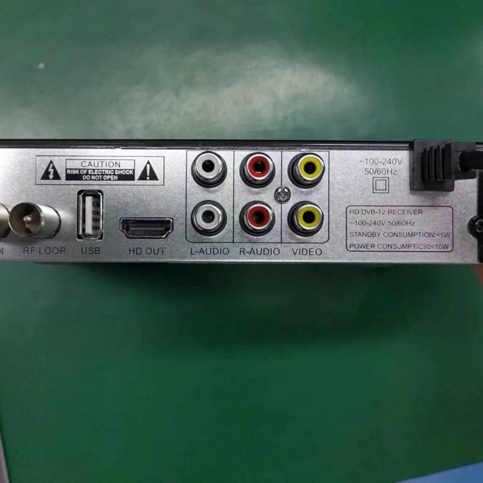 STB MINATO Set Top Box TV Digital Receiver Penerima Siaran DV3T2