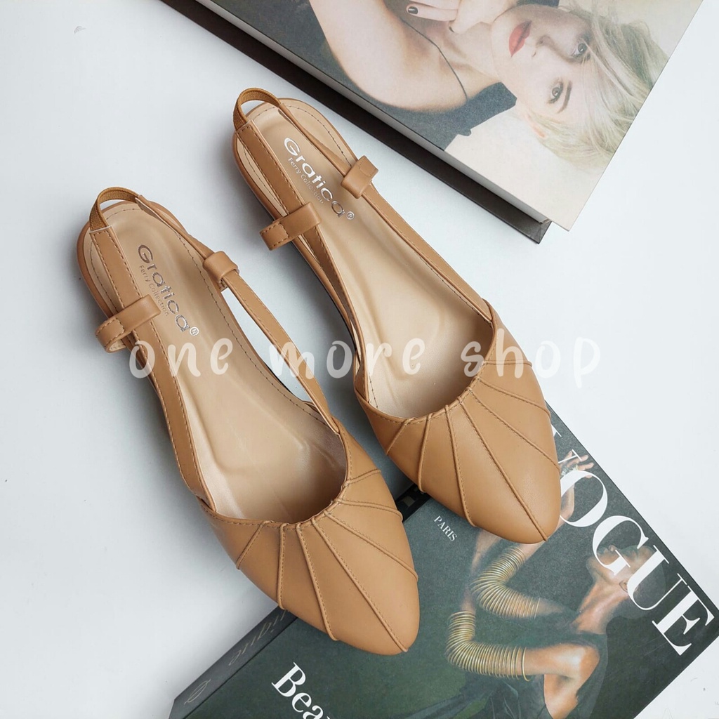 FLATSHOES TALI BELAKANG KARET KH049