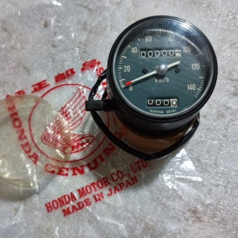 spidometer spedometer speedometer honda cb175 twin bagian kmh original nos japan