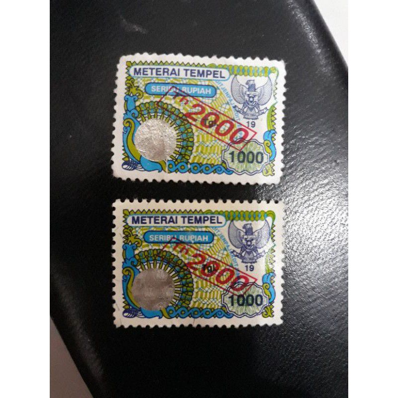 

Materai 1000 cap 2000 tahun1991-1995