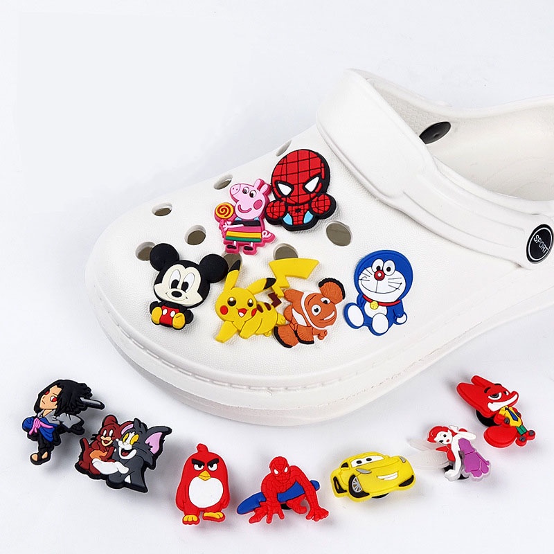 Mainland Pin Sandal Aksesoriss Tempelan Sendal Crocs Lucu Jibbits Character Hiasan Kartun HSN555