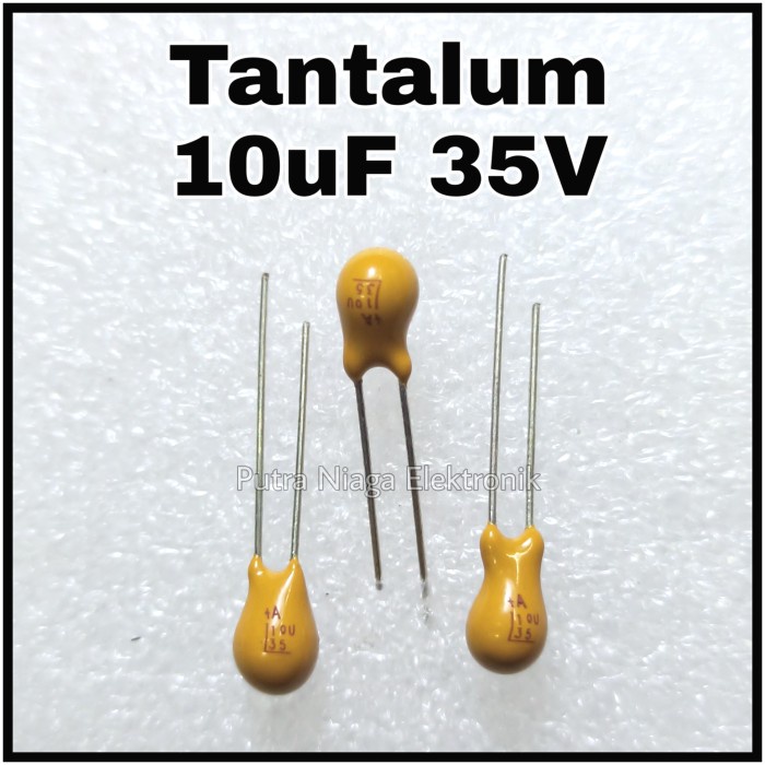 Kapasitor Tantalum 106 10uF 35V / 10 uF 35 V putr4n14 Buru Order
