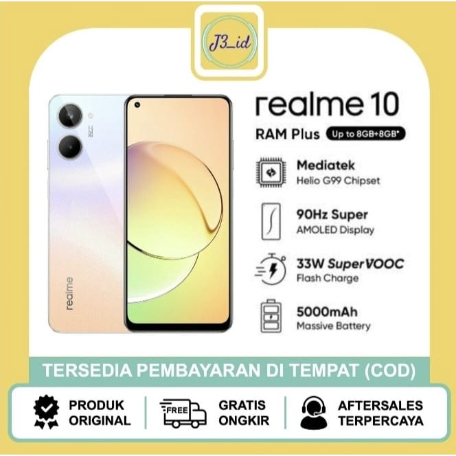 REALME 10 8/256 &amp; 8/128 &amp; REALME 9 8/128 NEW GARANSI RESMI