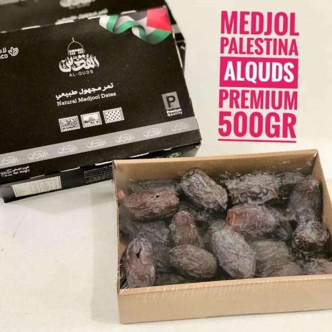 

READY STOK KURMA MEDJOOL PALESTINA PREMIUM AL-QUDS 500 GRAM ORIGINAL RER69464S