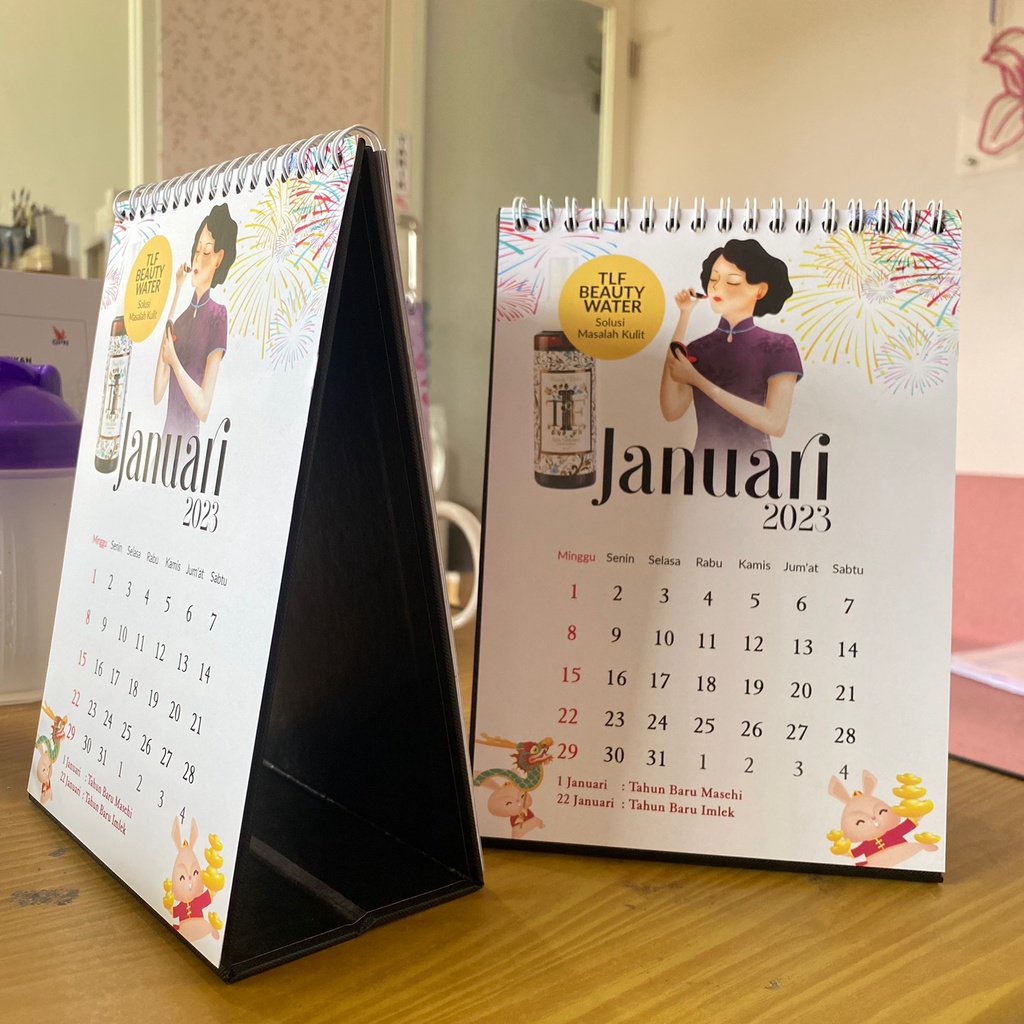 Kalender Meja TLF 2023 / Calendar New Year Kalender 2023 | Kalender Duduk