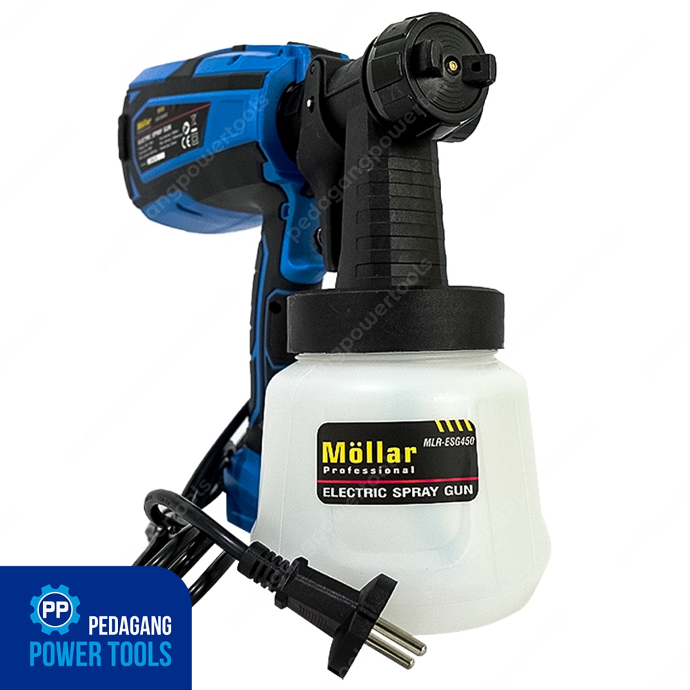 MOLLAR ESG450 ALAT SEMPROT CAT LISTRIK MESIN PAINT SPRAY GUN ELEKTRIK