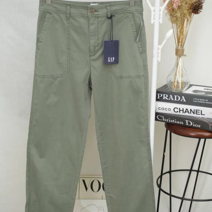 RA132 GAP Girlfriend Khaki Utility Pant