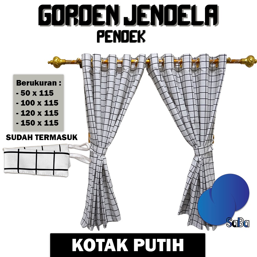 GT100 - GORDEN JENDELA VENTILASI MINIMALIS 10 RING EMBOSH DAN AESTHETIC TERLARIS L NON HOOK