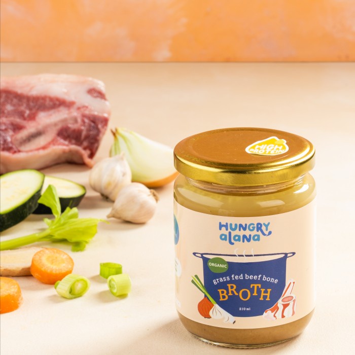 

Hungry Alana - Grass Fed Beef Bone Broth - Kaldu Tulang Sapi Organik