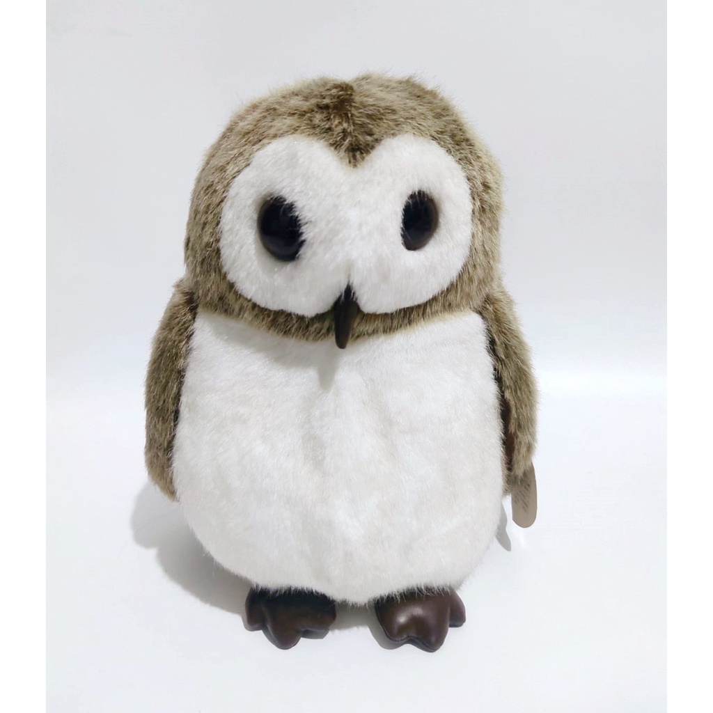 Boneka Burung Hantu Owl Sapporo Hokkaido Jepang Plush Realistic Doll