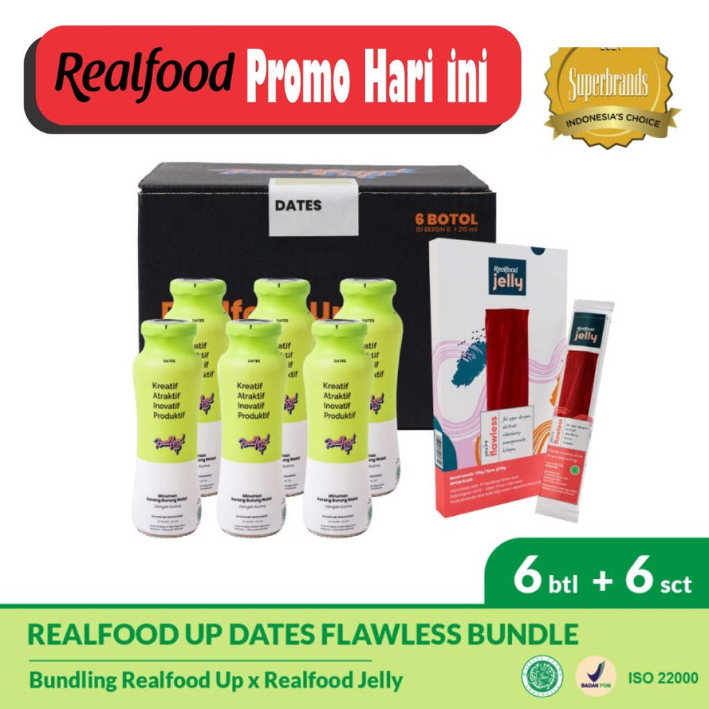 

Realfood Up Dates Dan Bundle Jelly 6 pcs Lebih Hemat