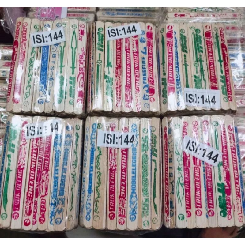 Stik Es krim Sablon Isi 144