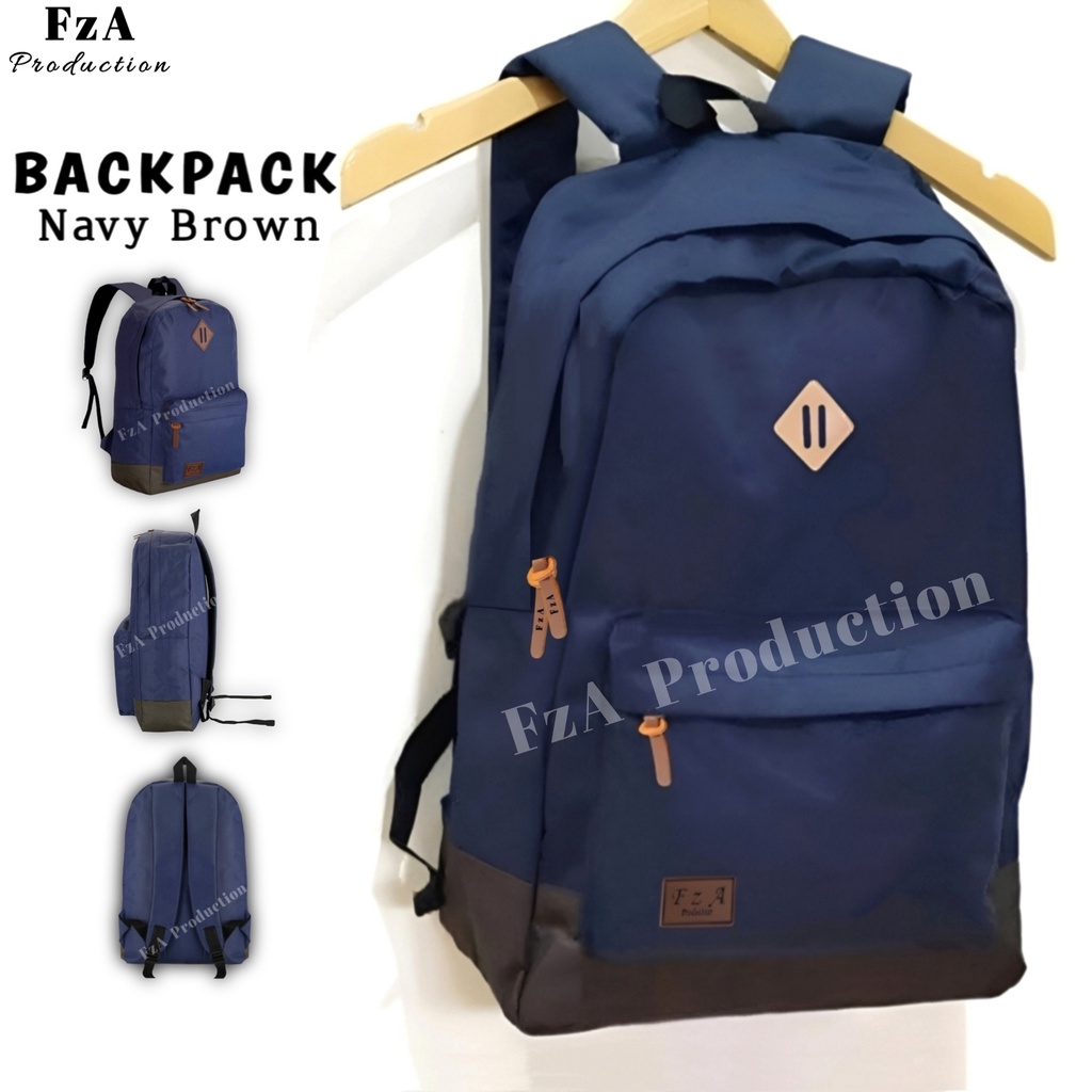 FzA Official - Tas Ransel Distro Original Casual pria Wanita / Tas Ransel Laptop / Backpack Sekolah Kuliah Distro Original Tas Punggung Laptop - NBRC