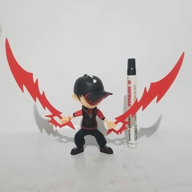 Mainan action figure Boboiboy halilintar Boboiboy petir Artikulasi De