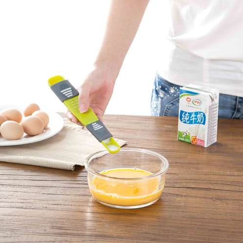 Sendok Takar Ukur Geser Sliding Scale Spoon Timbangan Dapur Kitchen multifungsi serbaguna takaran Adjustable Measuring Spoon