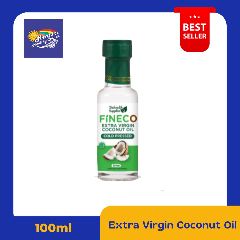 

Fineco Extra Virgin Coconut Oil 100ml / VCO / EVCO 100ml (Botol Kaca)