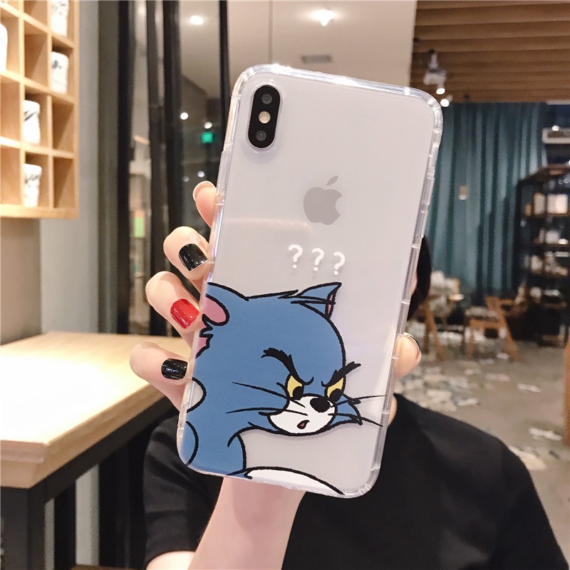 Cat and Mouse printing anticrack case oppo c30 8 4g a57 2022 a17k 8t a17 6 pro a16k a16e A76 A96 4G RENO 7Z RENO 6 4g 5G a95 5g 5z neo 5 neo 7 a37 a39 a57 a71 a83 r7 r7s a53 a74 4g 5g a52 a92 a95 4g
