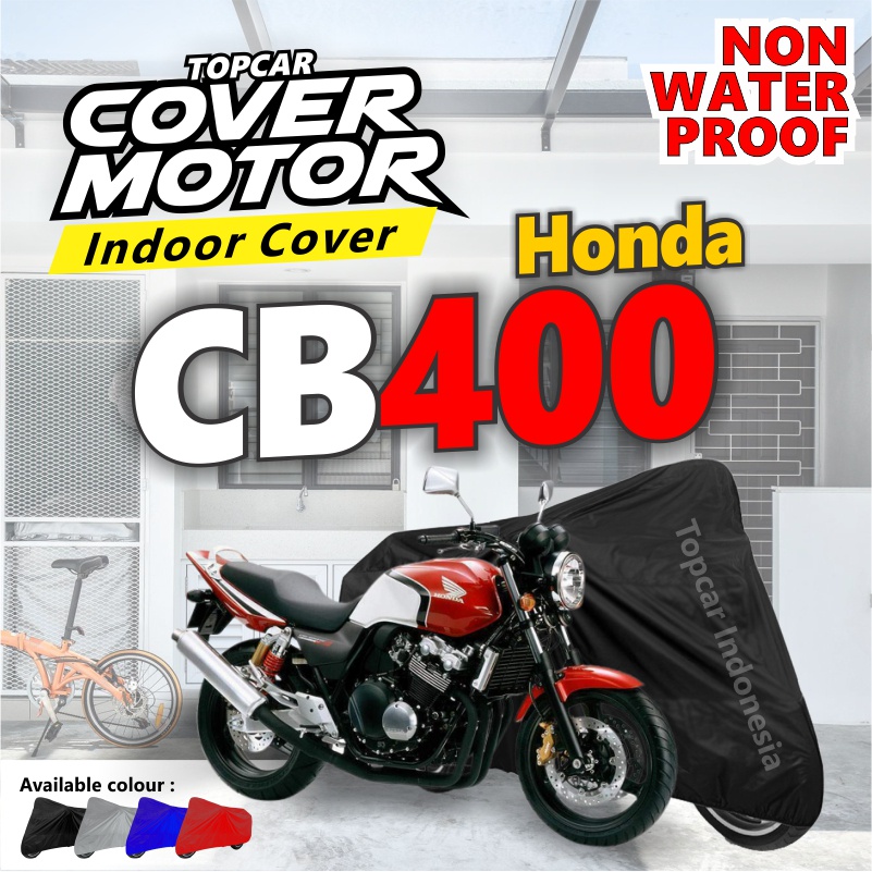 Cover Motor Indoor Honda CB400 Super 4 Revo Non-waterproof Sarung Motor Selimut Pelindung Body Baju Biker Mantel Jas Penutup