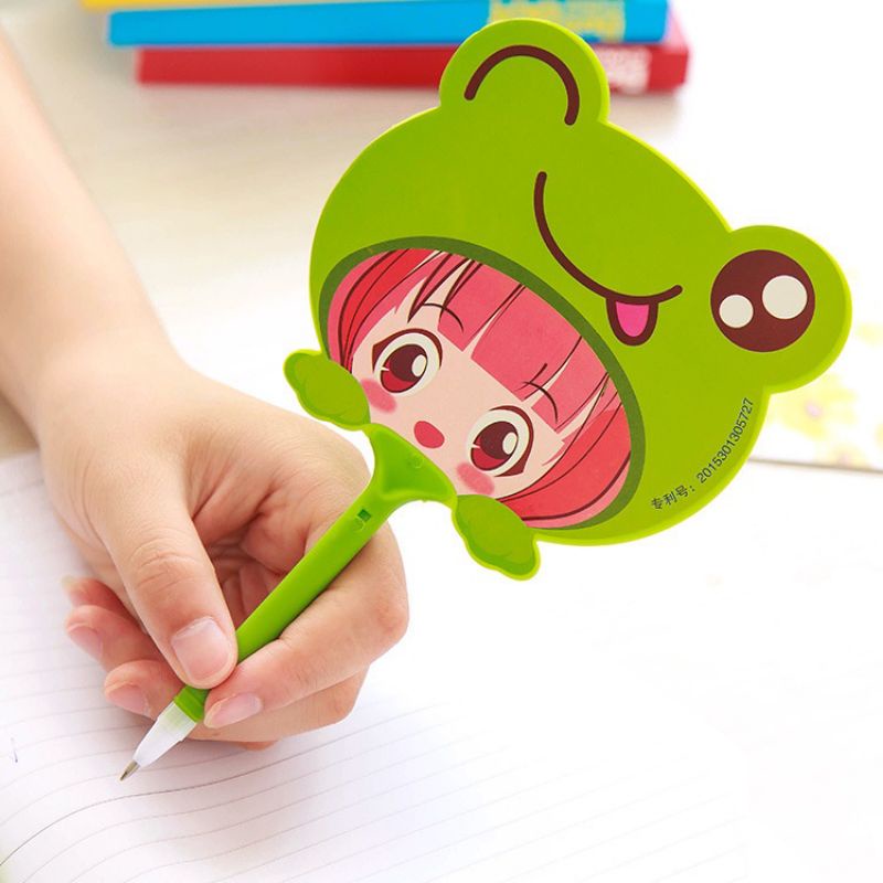 

1 Pcs Pulpen Kipas Motif Lucu Pena Kipas Motif