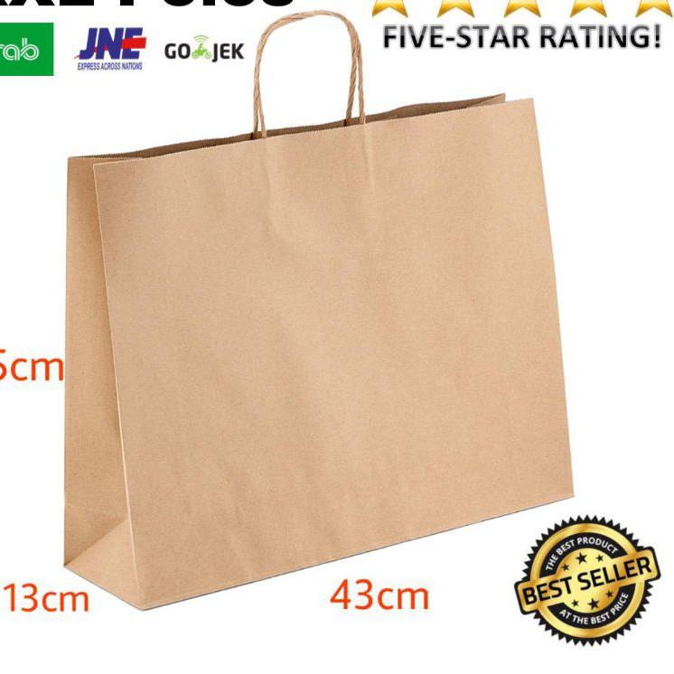 

Diskon Pembelian Paperbag XXL Polos 43x13x35 Goodie Bag Tas Kertas Tas Belanja