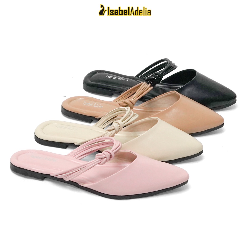 Isabel Adelia ETUDE Heels Wanita Hitam Ivory Mocha Pink