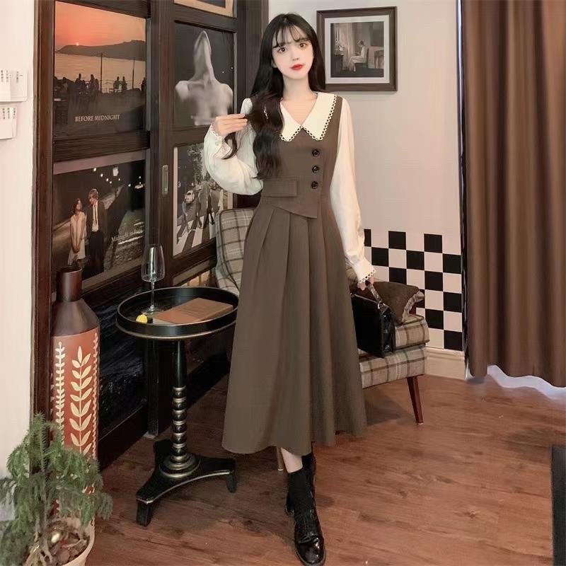 [ Retro Series ] French Retro Dress Import Premium