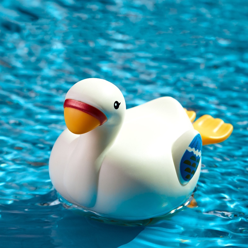 Mainan Mandi Anak Bayi Bentuk Angsa Bebek Duck Swan Toy Mainan Bak Mandi Lucu WJ06