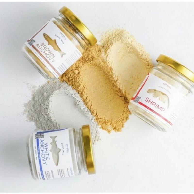 Crystal of the Sea - (20GR) / Kaldu MPASI  - Brown Anchovy Food Powder / White Anchovy Powder / Shrimp Food Powder /Gabus Food Powder