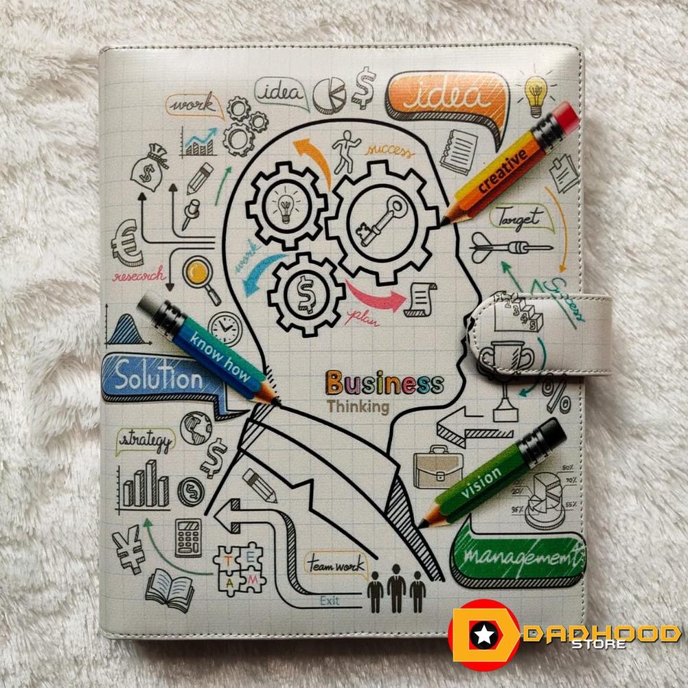 

BINDER PRINTING MOTIP BISNIS THINKING A5 DAN B5 TERLARISS...,,,,,