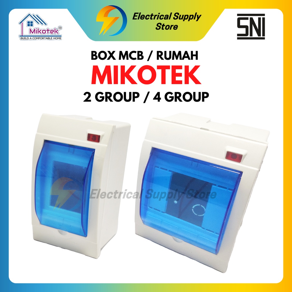 BOX MCB 2 GRUP / 4 GRUP MIKOTEK RUMAH MCB FUSE BOX