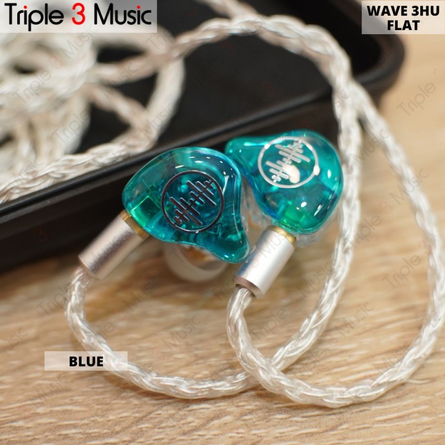 WAVE3HU wave 3HU IEM Flat Edition in ear monitor panggung triple drivr