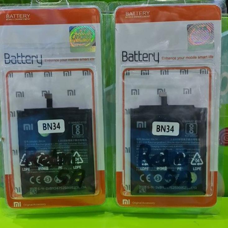 Paket Laris battery batrai baterai baterei tanam REDMI BN34 REDMI 5A