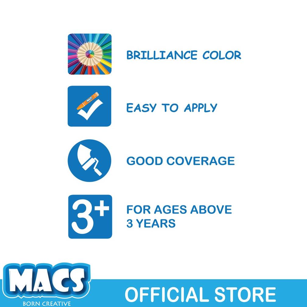 

Big Sale - Macs Crayon Oil Pastel Color 24 Warna