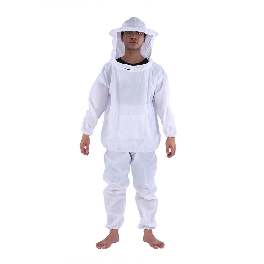 Baju Anti Lebah - Jaket Anti Lebah - Ternak Lebah - Beekeeping - Fullbody Warna Putih