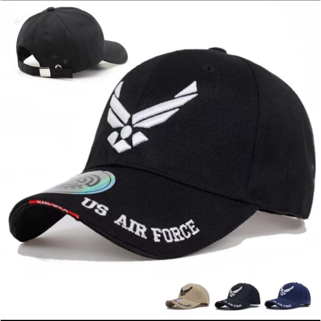 TOPI PRIA USA FORCE TERBARU/ TOPI BASEBALL PRIAA USA BAHAN RAFEL TEBAL CAKEP BESI COD