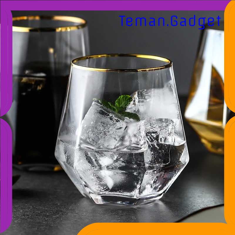 TG - DPR GLASSWARE Gelas Minuman Diamond Crystal Glass Cup 310 ml - GW107