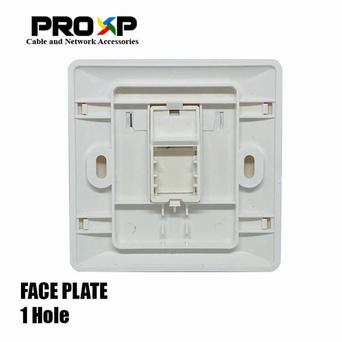 Face Plate - Face Panel RJ45-RJ11 PROXP 1 Hole