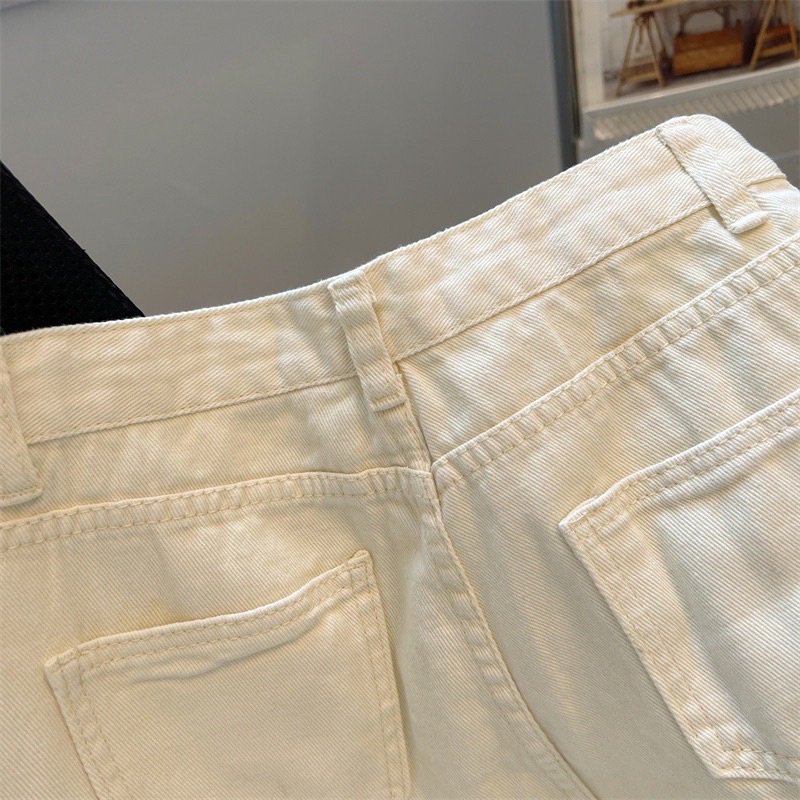 Sevins - Loose Jeans Cream Beige