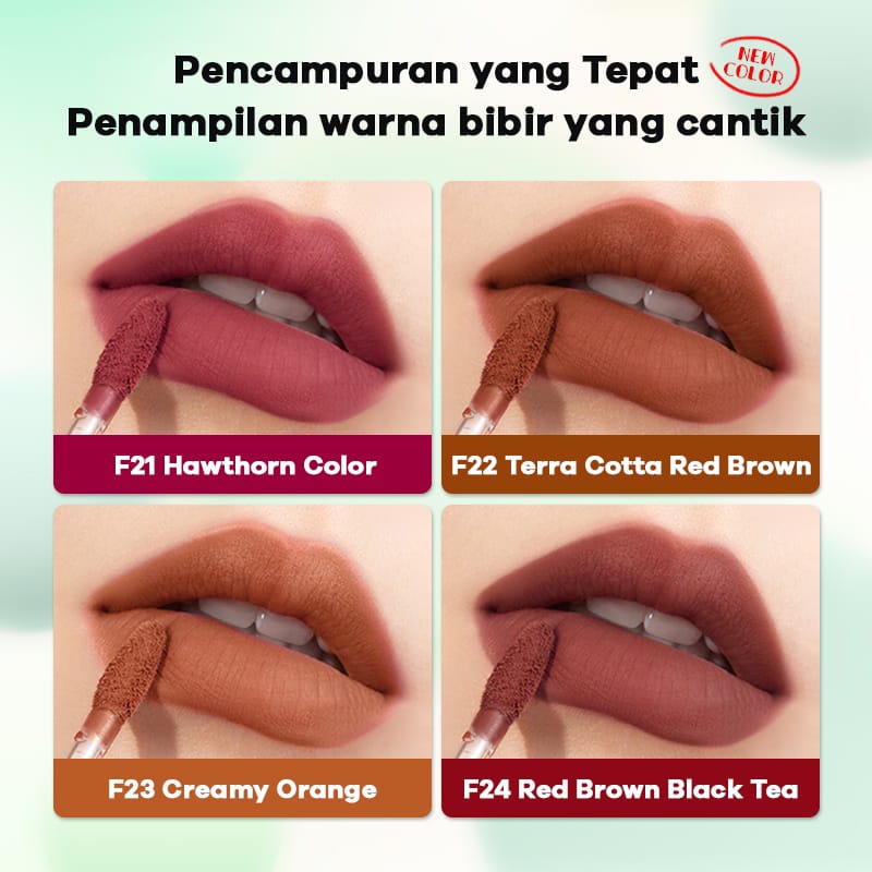 CALAY LIP MATTE LIP CREAM LONG LASTING 4 WARNA [SWEETSPACE]