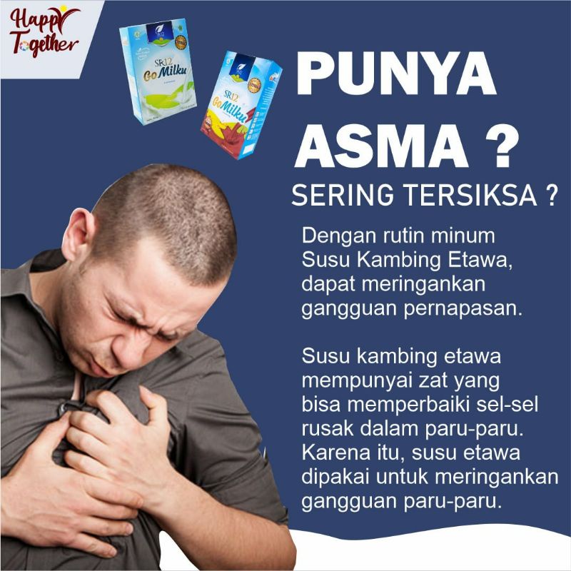 

OBAT ASMA GOMILKU SUSU KAMBING ETTAWA TANPA PRENGUS TANPA AMIS