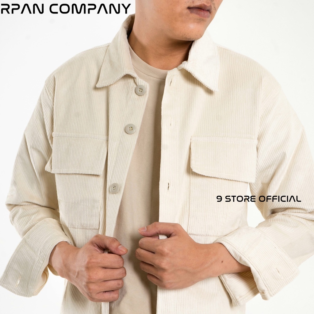 9Storeofficial - Corduroy Overshirt Jacket Pria / Jaket Coduroy Pria / Korduroy Pria.