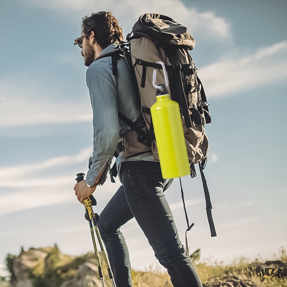 [Harga Grosir] 1pc Gesper Klip Pengaman Anti Hilang Ransel Logam Gesper Gantung Bentuk Labu Kancing Snap Kait Ketel Air Keys Carabiner Untuk Mendaki Bersepeda Perjalanan