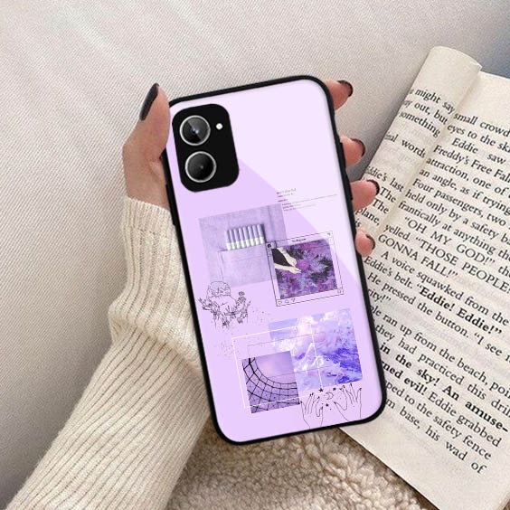 (GC 38) Softcase Kaca Realme 10 4G - Kesing Kaca Realme 10 4G - Case Cantik Realme 10 4G - Case Real