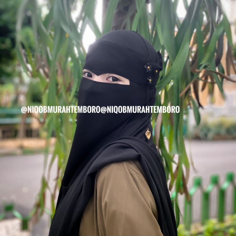 Niqab Cadar Bandana Elang bandul love