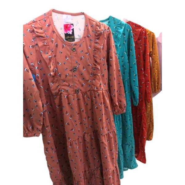 Gamis Anak  Motif Bunga