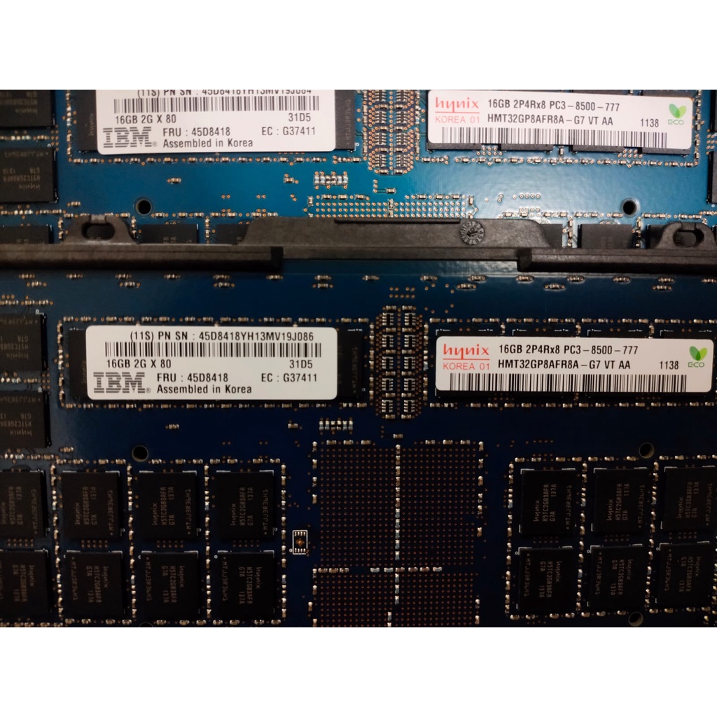 Memory IBM 16GB 2P4Rx8 PC3-8500R DDR3 45D8418