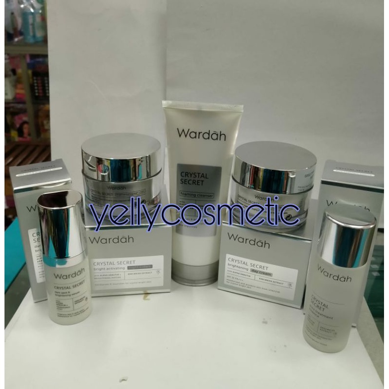 Cod Wardah Cristal Secret Paket Penghilang Flek Hitam Dan Mencerahkan Wajah Murah