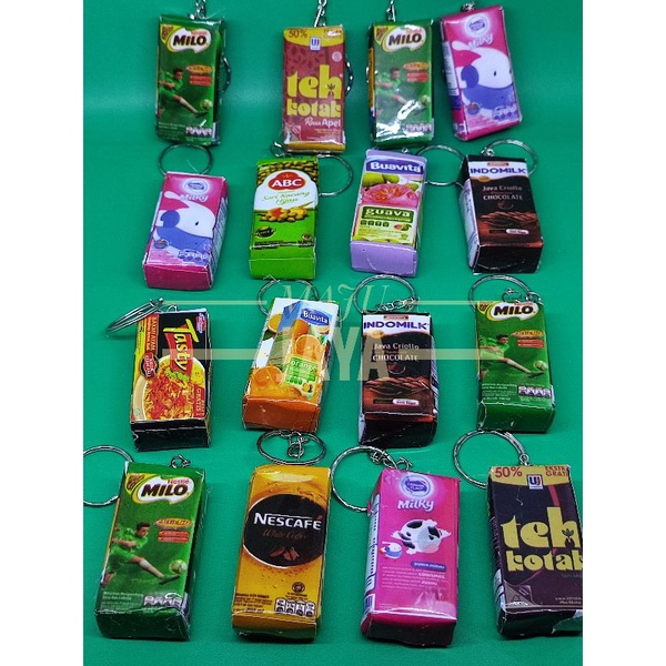 Ganci Gantungan Kunci Kotak Pendek Isi 20 pcs