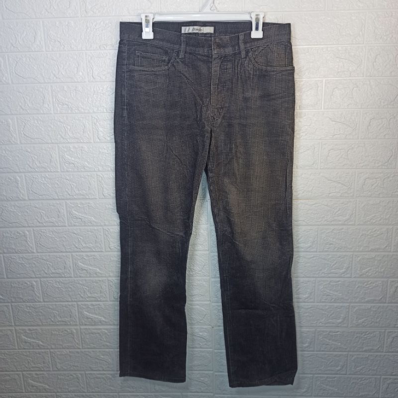 Uniqlo Style Up Celana Velvet Tartan Wanita No.33