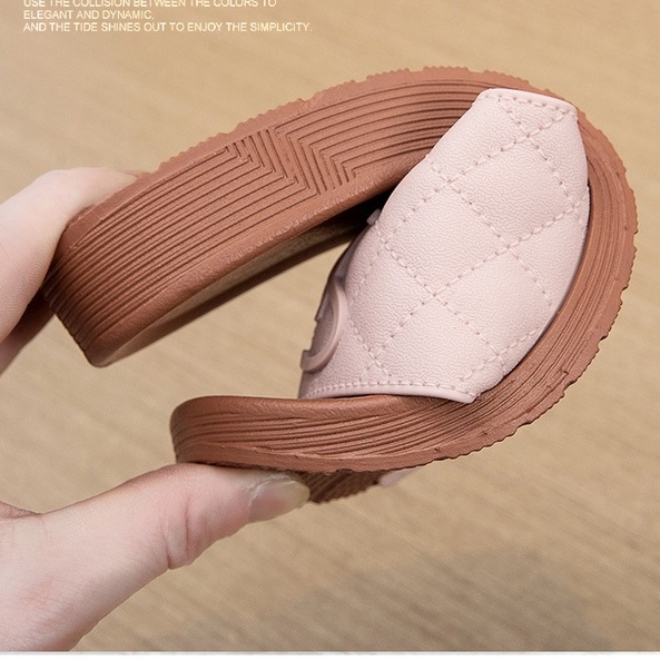 CYS COD Sandal pita wanita import fashion korea kekinian slip on sendal cewek SPT-33